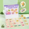 Wooden Dinosaur Memory Flip Game for Kids - Educational Puzzle Toy