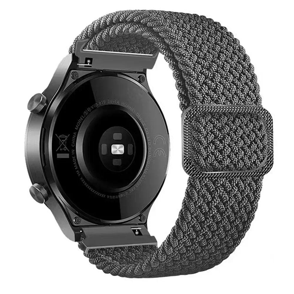 Нейлоновый магнитный ремешок 20 мм 22 мм для Garmin Forerunner 570 265 55 255 Active 6 5/Vivomove Trend/Vivoactive 6 5/Venu 3/2 Браслет