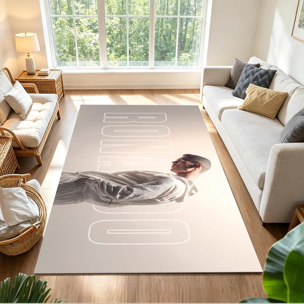 Cristiano Ronaldo Floor Mat Perfect for Entryway Outdoor Balcony Dining Room Antislip Carpet Decorate Offices Perfect Gift for Friends & Family