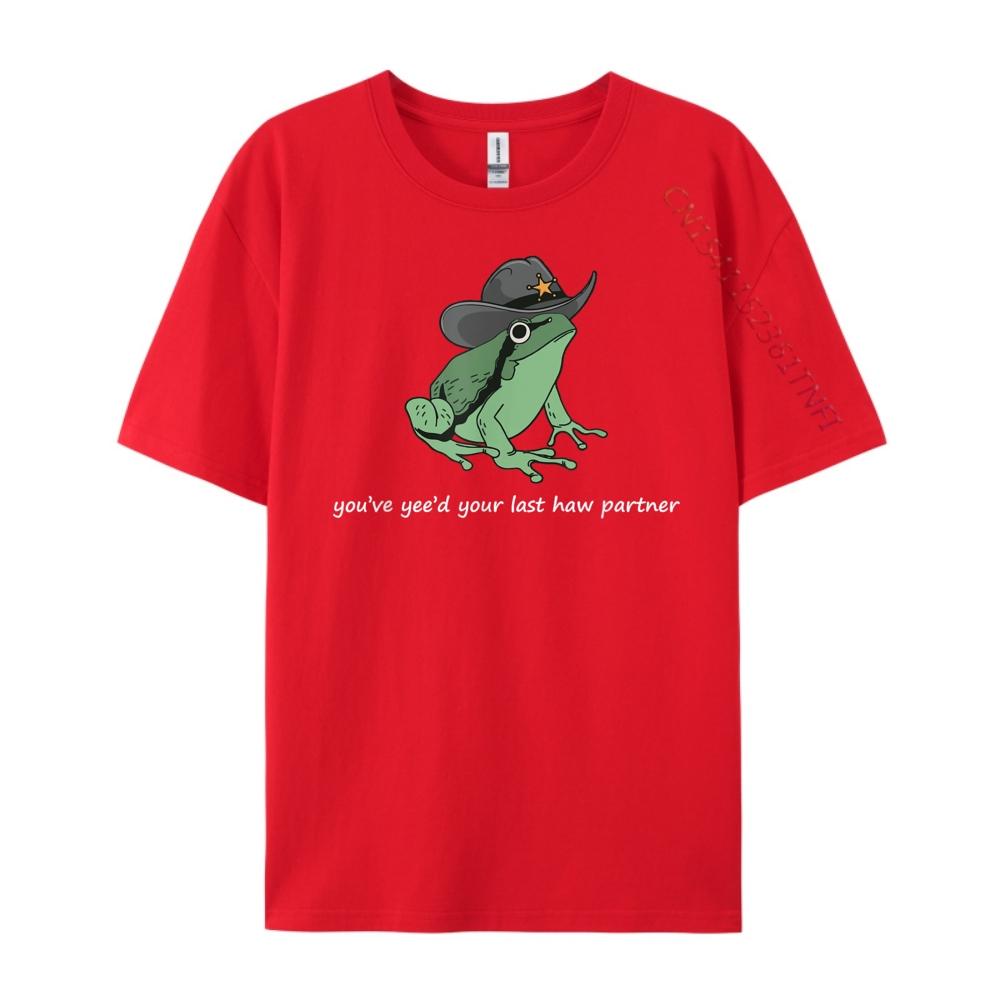 Frog With Cowboy Hat You Ve Yee D Your Last Haw Jokes XS Graphic T Shirts Funny T Shirts T-shirts Alphabet