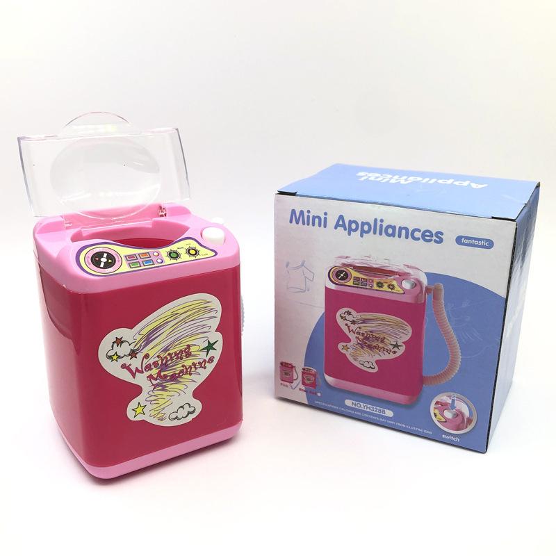 Mini Powder Puff Child Sponge Electric Washing Plastic Makeup Tools Cleaning Machine Cleanser Dry And Wet Dual Use Powder
