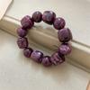 Acrylic Irregular Square Round Beaded Bracelets for Women Colorful Geometry Resin Bangles Simple Hand Jewelry Accessories