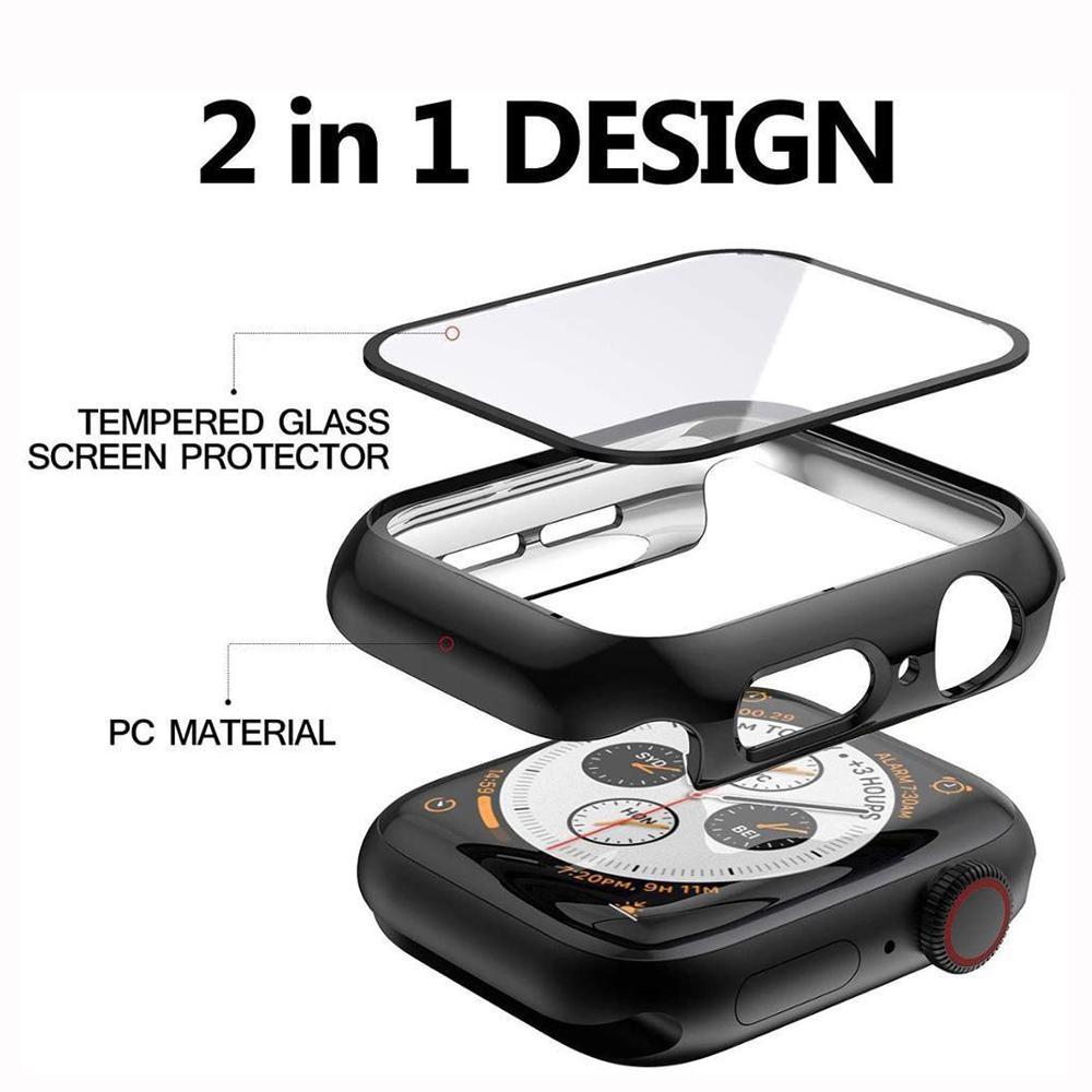 Жесткий чехол для ПК для Apple Watch Case 49 мм, 45 мм, 41 мм, 44 мм, 40 мм, 42 мм, 38 мм, ультратонкий устойчивый к царапинам защитный чехол для часов серии Ultra 8 7 6 SE 5 4