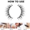 Fake Eyelashes No Glue Needed Thick Natural Curly Reusable 3D Mink Self-adhesive False Eyelashes