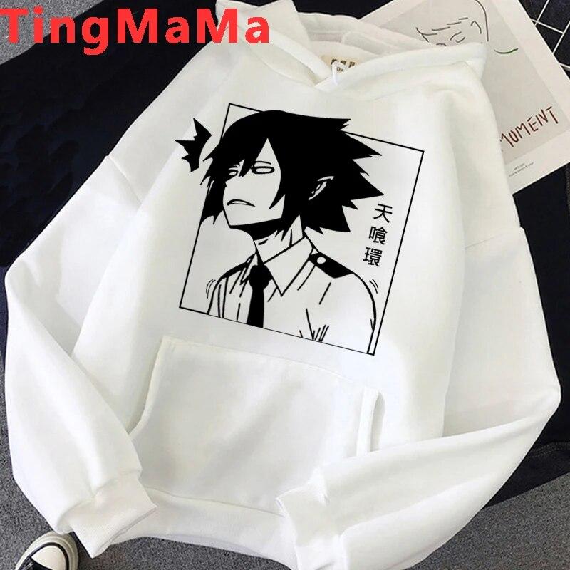 Толстовки с капюшоном из японского аниме «Мой герой Академии» унисекс Kawaii Shoto Todoroki уличная одежда с графикой унисекс толстовки Harajuku Dabi мужские унисекс