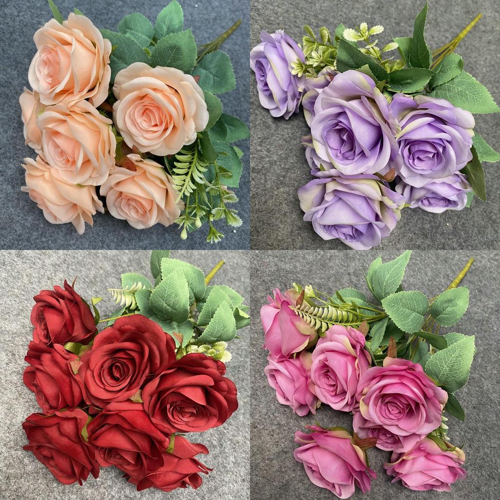Premium Fake Rose Flowers For Wedding Centerpieces And Room Accents
