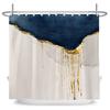 Nordic Abstract Art Shower Curtain Simple Geometry Bath Bathtub Curtain Waterproof Polyester Bathroom Curtain Accessories Decor