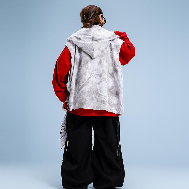 Детский костюм для хип-хопа и джаза - Модная уличная одежда для мальчиков и девочек, Летний наряд для выступлений