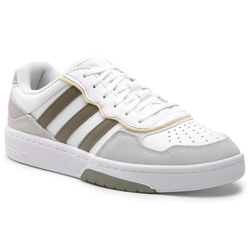 Adidas Оригинальные кроссовки Originals Court Refit 'White Focus Olive Grey' GX4370