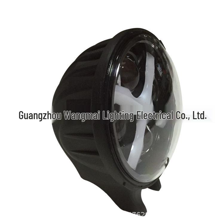 60W LED Headlights with X-Shaped Design for Jeep Wrangler Front Bumper