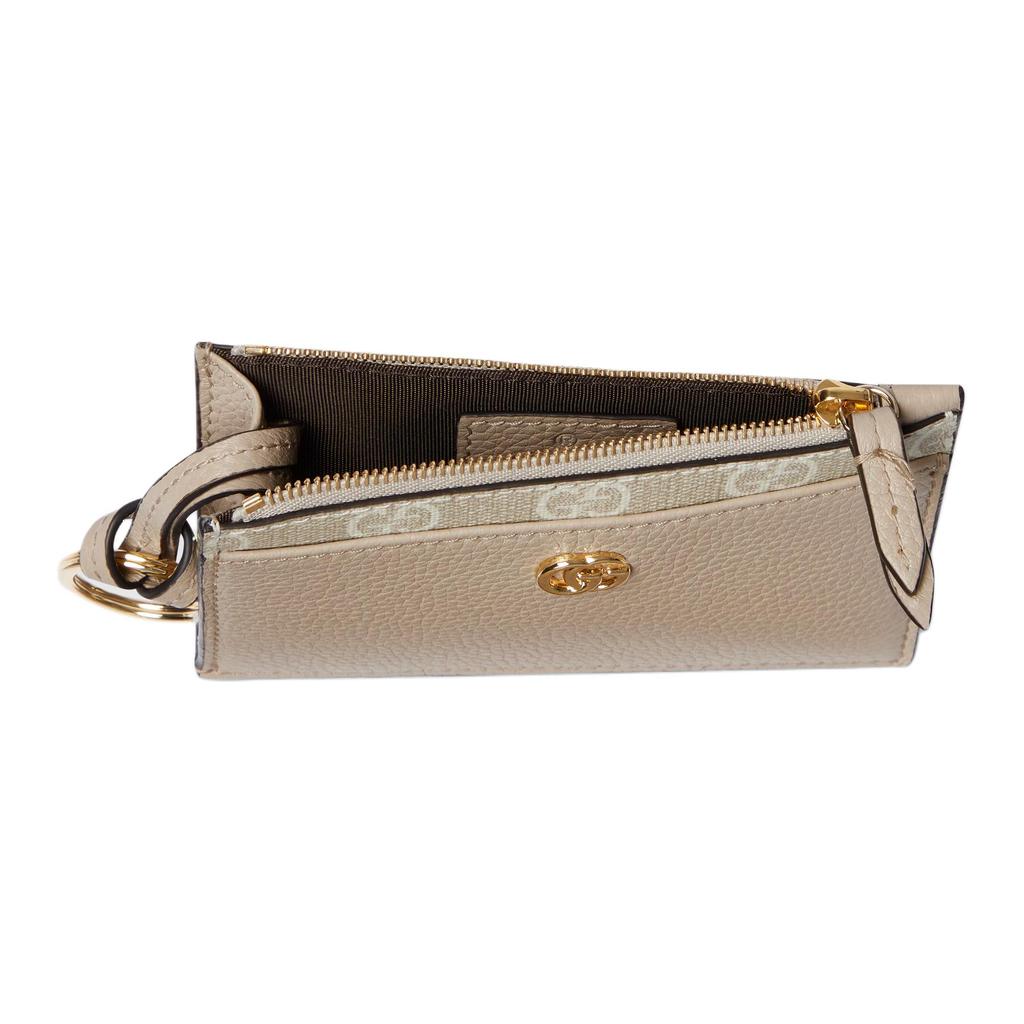 Gucci GG Supreme Logo Design Canvas Key Pouch Women accessories Beige 837966-AAE5E-9549