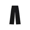 Однотонные брюки-кюлоты из тканого материала для повседневной носки с логотипом Женские брюки Черный F11W231803F-BK