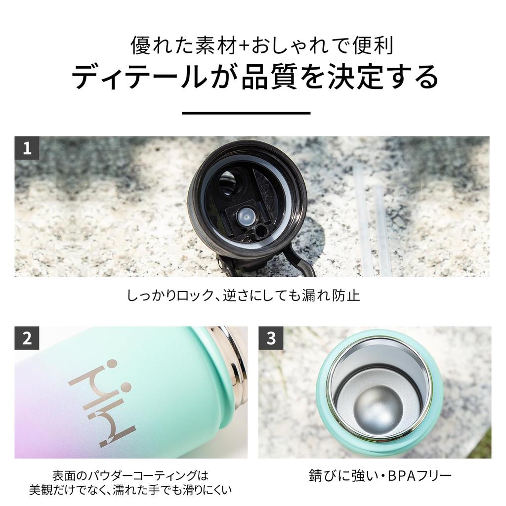 Термокружка YANGYAO Water 1 из нержавеющей стали для термоса и холода, совместима с напитками для занятий спортом на открытом воздухе, легко и удобно.