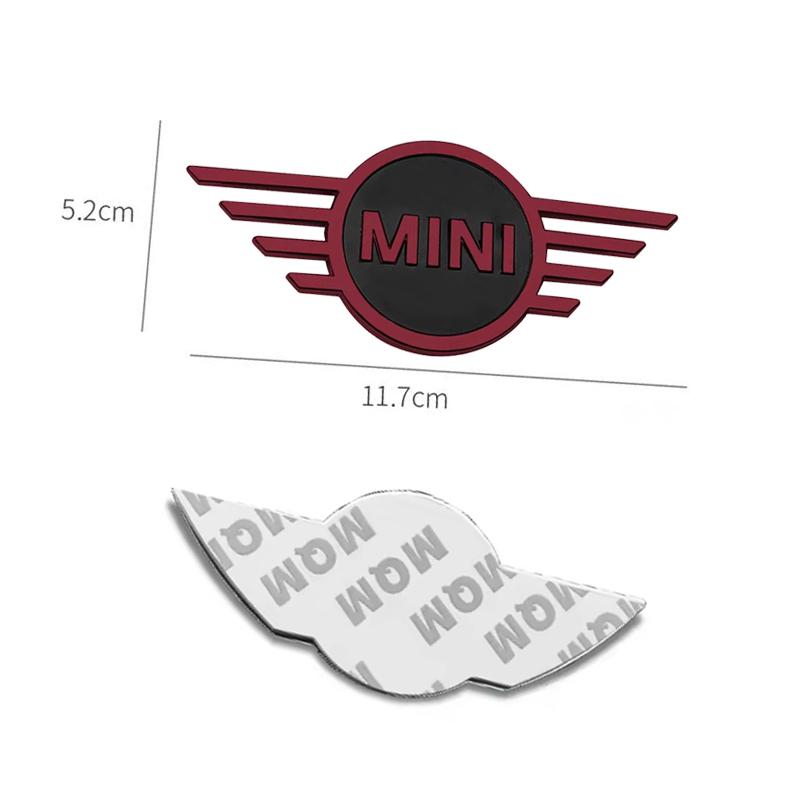 3D Car Chrome Emblem Sticker Auto Trunk Decoration Badge Label For BMW MINI WORKS One Cooper JCW R60 R59 R58 R57 R56 R55 R53 R52