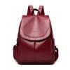 Summer Fashion Backpack Women's Bag Soft Leather Backpack Fashion Large Capacity School Bag Backpack