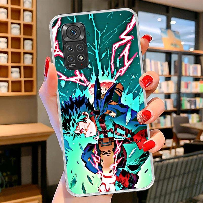 Чехол для телефона My Hero Izuku Deku для Xiaomi Redmi Note 15 14 13 12 11 10 Pro Plus 14S 12S 11S 11T 11E 10S Мягкий чехол-бампер R
