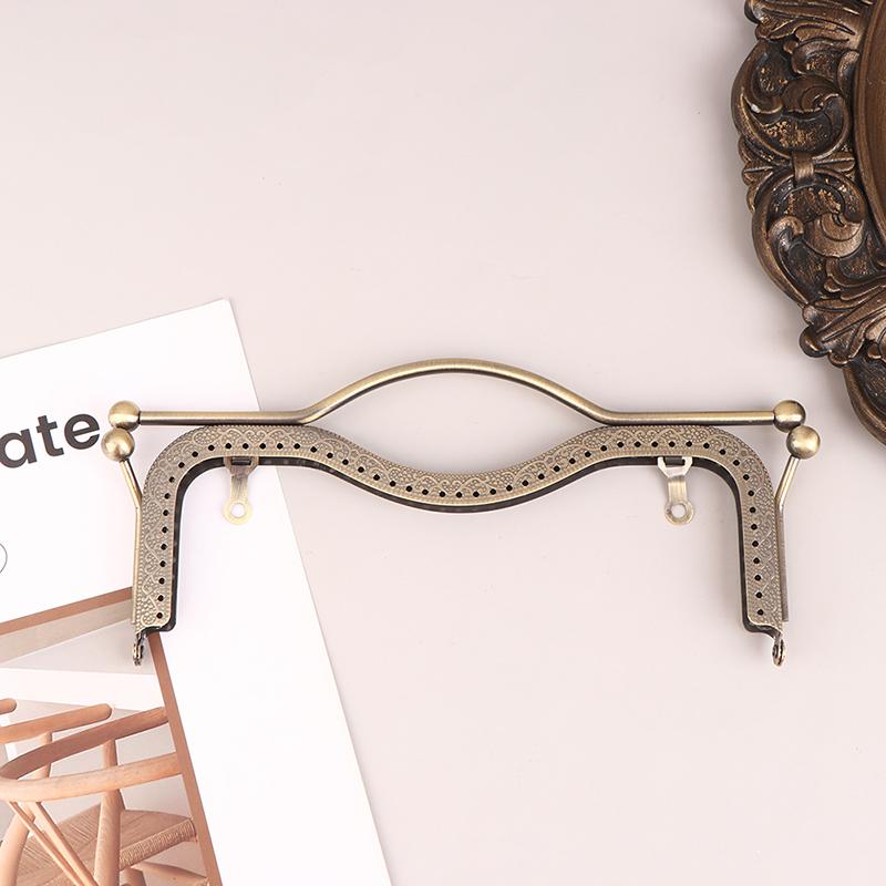 1 шт. Модные женские сумки Ручка Металлическая DIY Кошелек-монетница Ручка для сумки Застежка-замок для сумочки Дугообразная рама Аксессуары для сумок