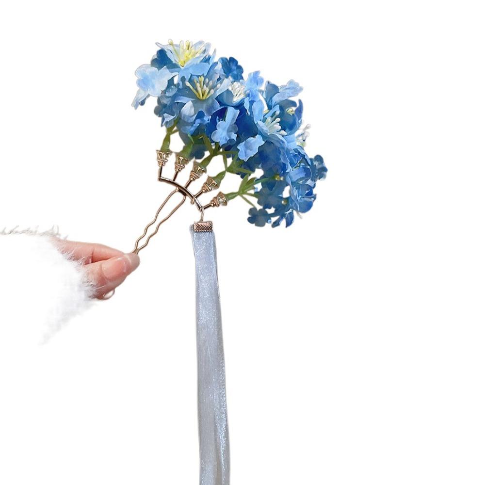 Fairy Flower Hair Stick Bohemian Bride Hair Accessories Sweet Thai Hair Fork Girls