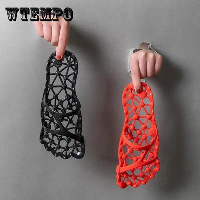 Полые домашние протекающие массажные тапочки для купания, сандалии и тапочки, женские массажные тапочки для ног, безболезненный легкий массаж с твердой подошвой