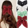 Elegant Ribbon Bow Hair Clips Korean Simple Bowknot Butterfly Barrettes Hairpins For Women Girls Side Clip Hair Accessories