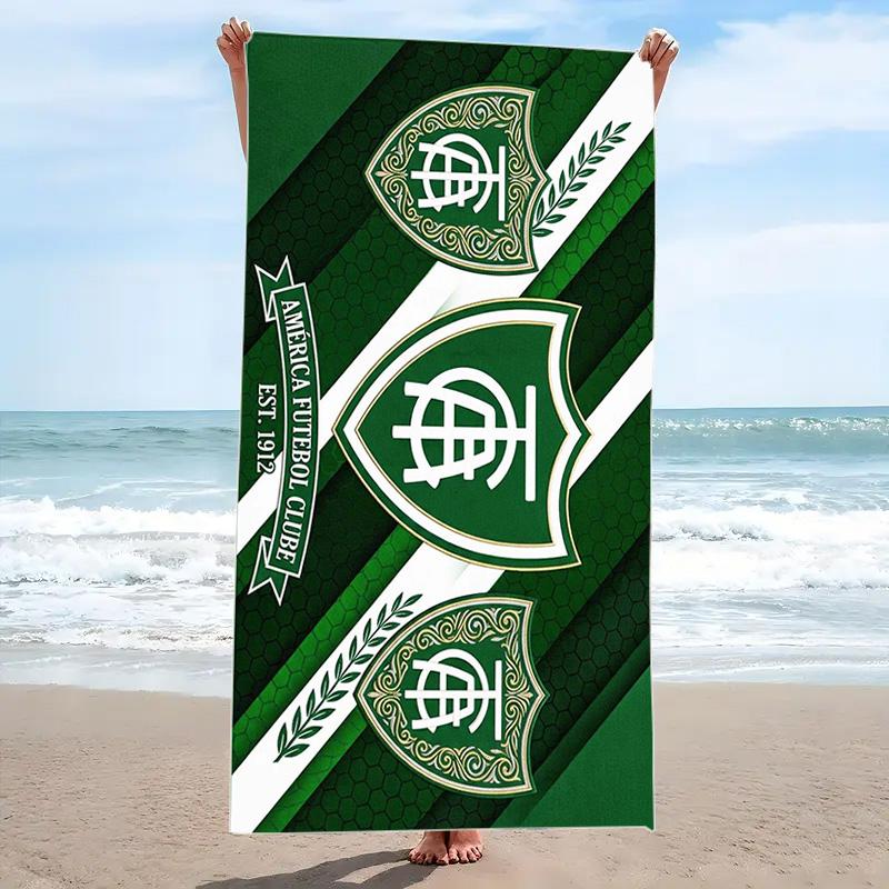 América MG Print Beach Towel, Large Soft Quick Dry Towel for Beach Camping Swimming
