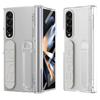 Чехол для Samsung Galaxy Z Fold4 5G с подставкой и ремешком на запястье, ПК чехол для телефона с защитной пленкой из закаленного стекла