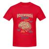 Woodworker Brain Funny Woodworking Humor Lazy Style Tshirt Japanese Style Commuting Atmosphere Shirt