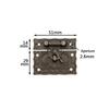 Vintage Box Latch Hasp Clasp Screw Suitcase Cabinet Antique Bronze Jewelry Case Wooden Box Accessories Alloy Buckle