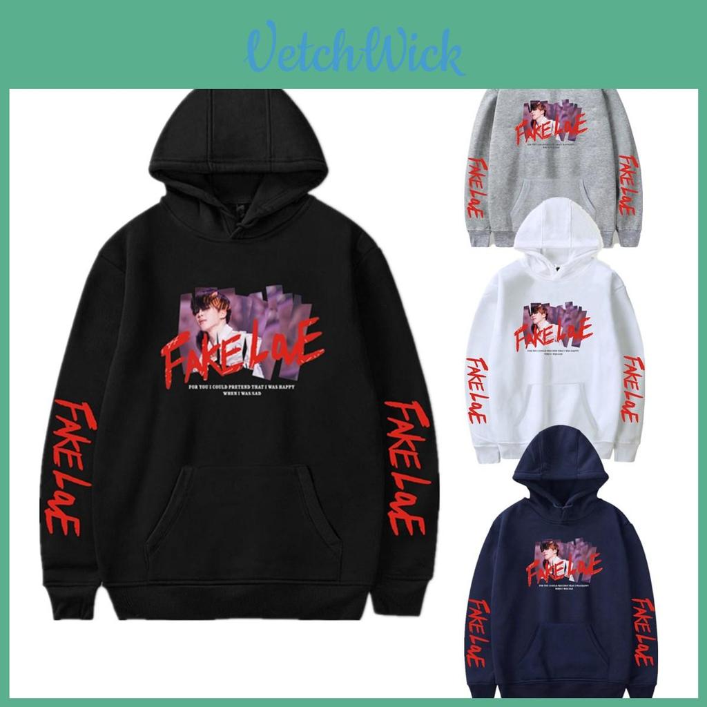 Kpop Bts Fake Love Bangtan Boys Womens Oversized Sweatshirt Hoodie With Stylish Design