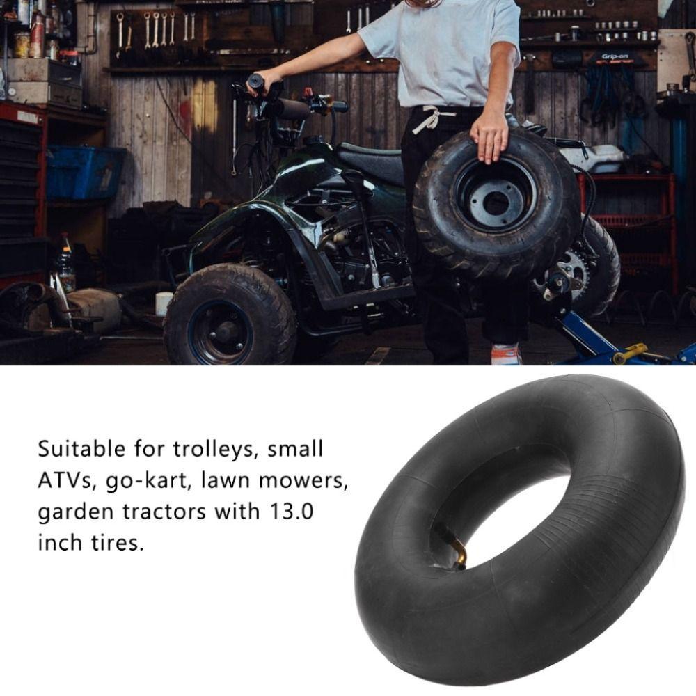 Black 13x5.00-6 Inner Tube Rubber Inner Tube Durable Heavy Duty Inner Tube Yard Carts