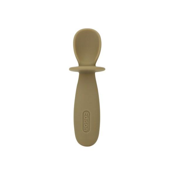 Edison Do It Yourself Silicone Baby Food Spoon, Beige, 1 Piece