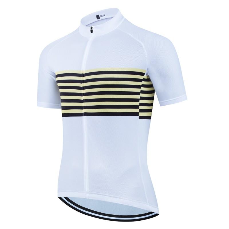 Mens Cycling Jersey Short Sleeve Breathable Quick Dry Performance Bike Shirt Sportswear