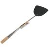 Kanda Iron Pot Spatula, Iron, Spatula Width 13cm X Handle Length 38cm, Large, Made In Japan, Wooden Handle, Chinese Style, Commercial Use, Product Num