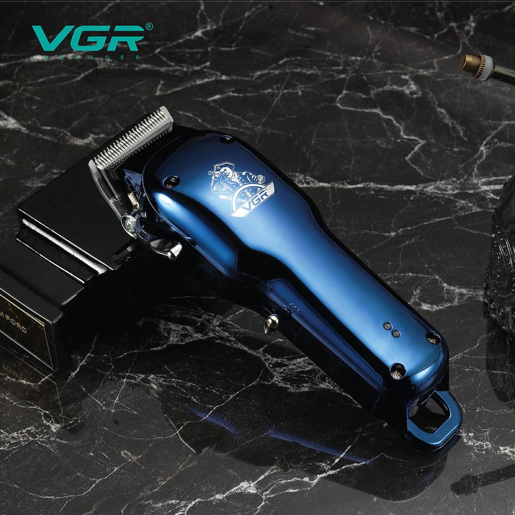 Новая профессиональная электрическая машинка для стрижки волос VGR со сверхмощностью, перезаряжаемая через USB, и машинка для удаления волос V-679, домашняя бритва