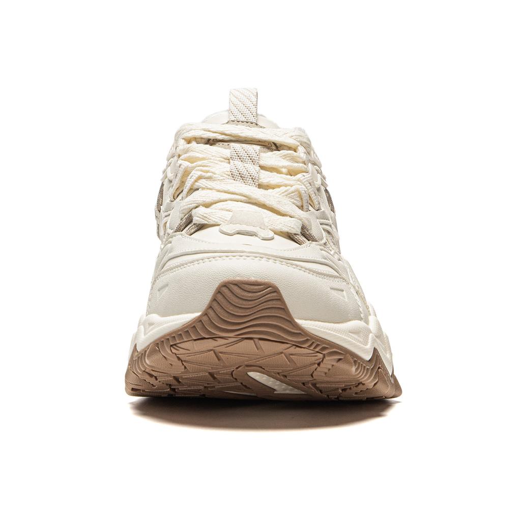 Li-Ning Cat Paw Lite 2 Thick Sole Height Increasing Cushioning Retro Classic Plush Non-Slip Wear-Resistant Low-Top Casual Shoes AGCU176-10