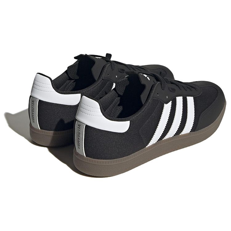 Adidas Кроссовки унисекс Velosamba Black White Gum Core-Black Cloud-White HQ9036