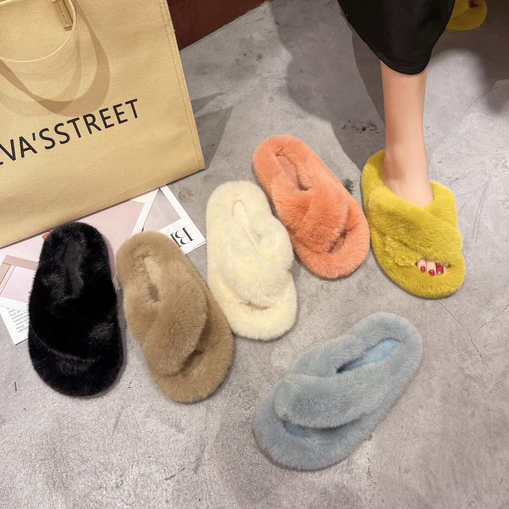 2024 Новое поколение тапочек Mao Mao женские плоские тапочки с толстой подошвой с одним переворотом тапочки Mao Mao хлопковые тапочки