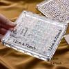 Acrylic Nail Drill Storage Box Transparent Jewelry Collection Box Nail Art Display Case  Earring