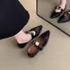 Внутренняя высота увеличивается остроносые одинарные туфли женские весна и осень новая корейская версия французского темперамента фея платформа серебро Мэри Джейн маленький le