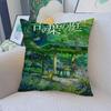 Makoto Shinkai Anime Pillow Gift Home Office Decoration Bedroom Sofa Car Cushion Cover Case 45X45