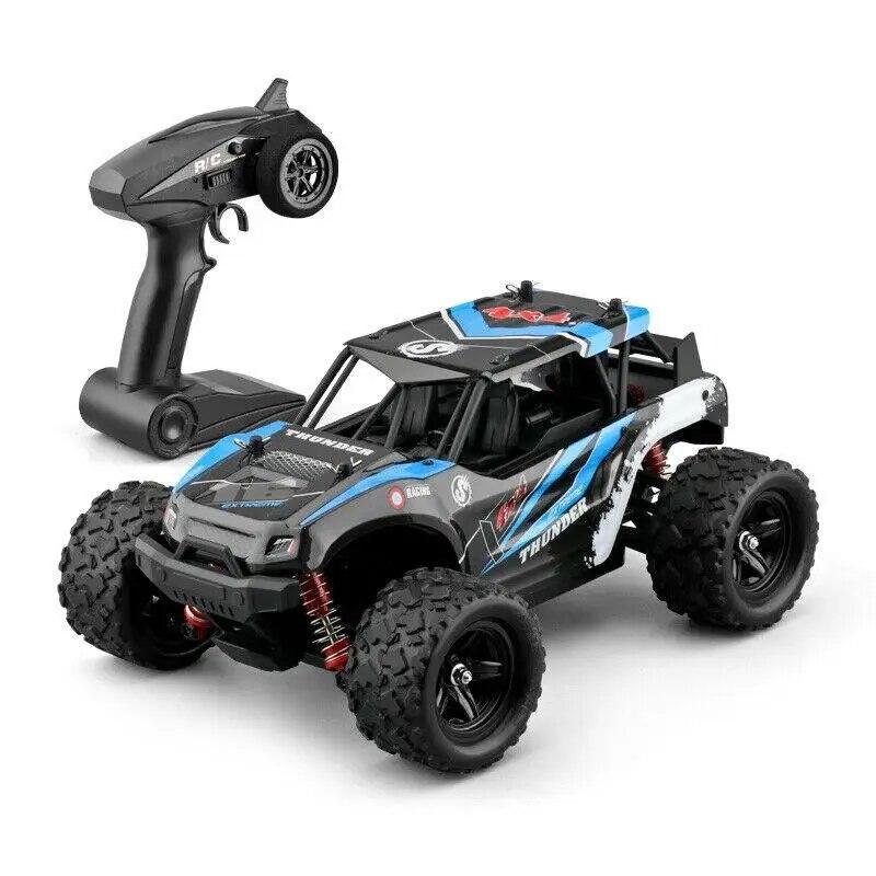 Новый 4WD радиоуправляемый автомобиль 2,4 ГГц радиоуправляемый автомобиль вездеход высокоскоростной автомобиль Monster Truck 45 км/ч 1:18 игрушечных внедорожников, детский подарок на день рождения