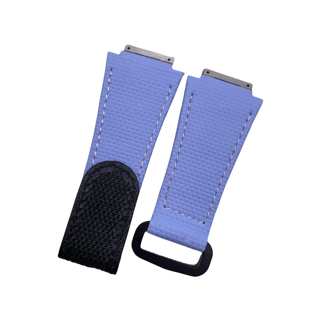 Customized Rubber Watchband for Richard Strap Hook and Loop Fluororubber RM011 RM030 RM010 RM055 Bracelet Screw Down Connection