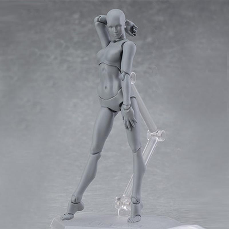 13 см Эскиз Рисование Мужской Женский Подвижный Модель Тела Художник Искусство Живопись Аниме Аниме Фигурка Фигурка Действия Модель Манекен Игрушка Подарки