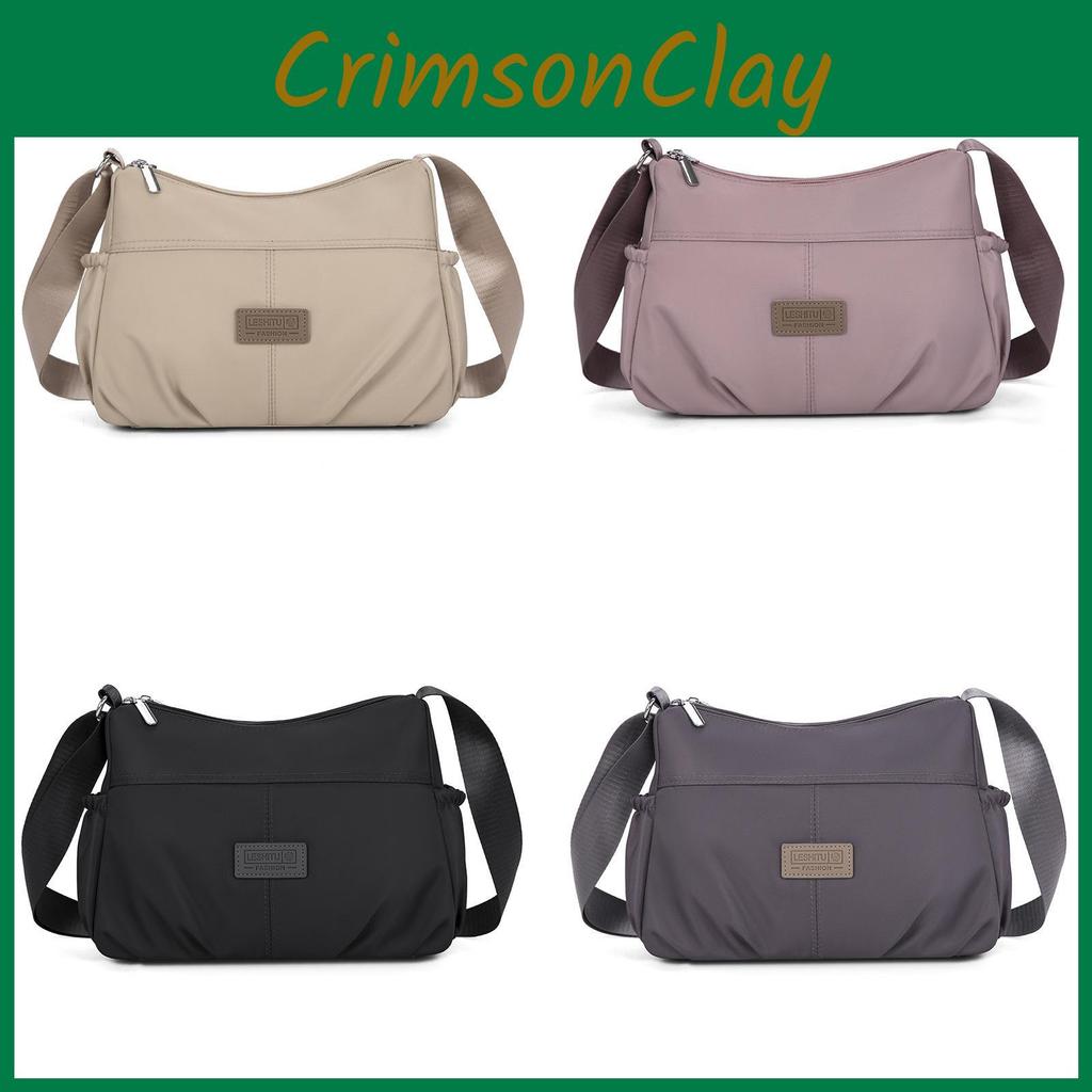 Nylon Shoulder Bag For Women With Concealed Pocket And Urban Casual Design For Everyday Wear