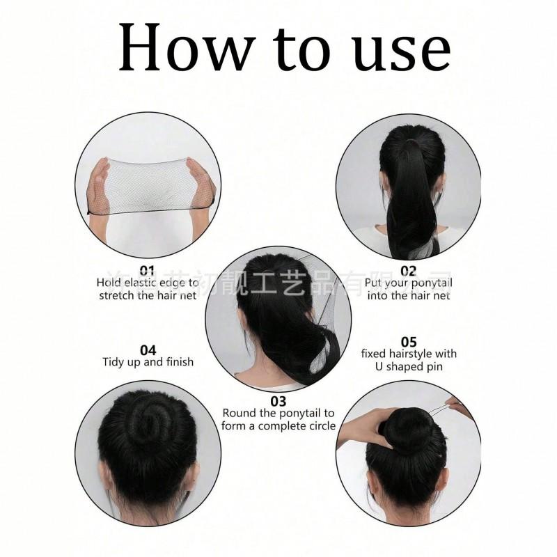 Hair Nets Women Kids Dance Exam Bun Invisible Mesh Nurse Airhostess