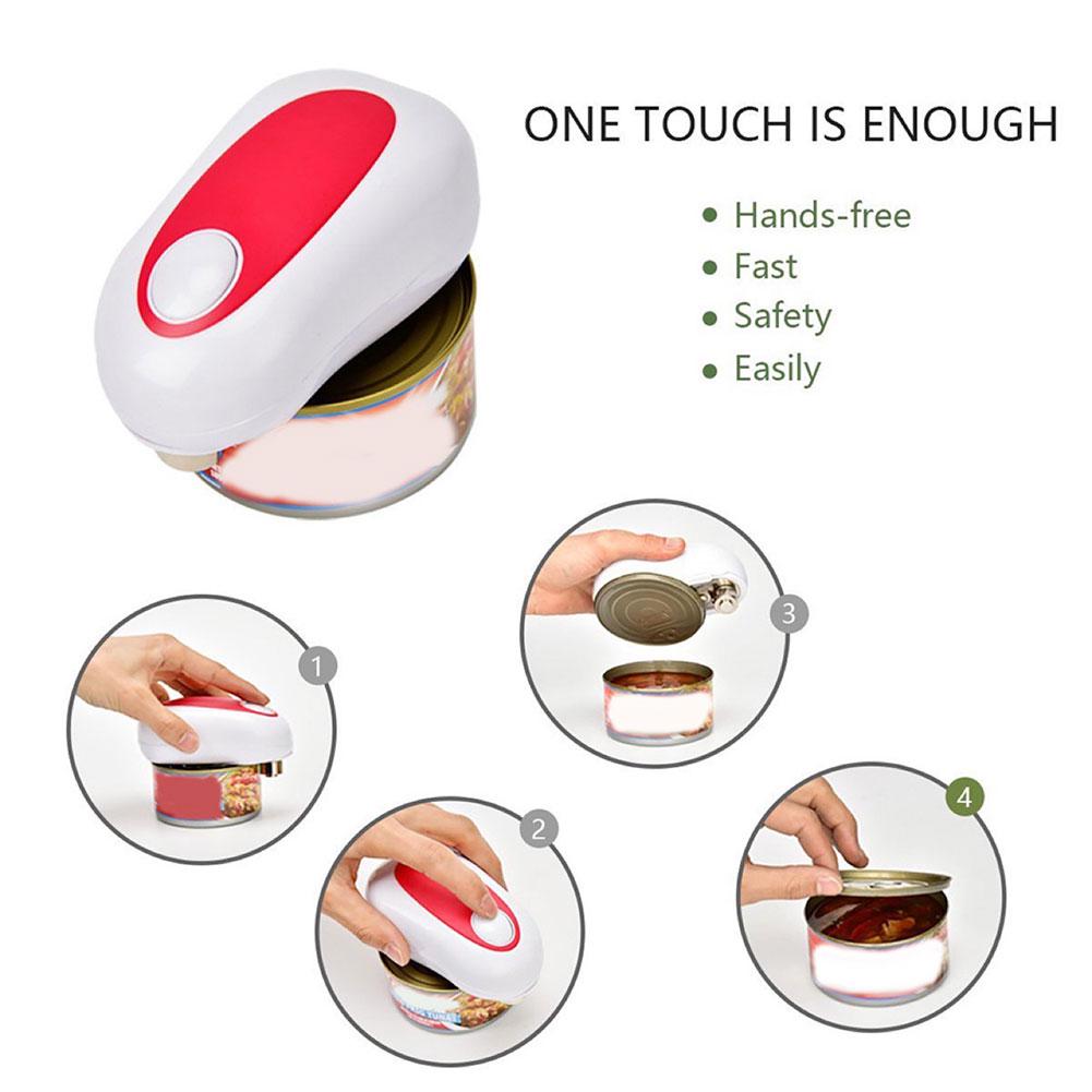 Электрический открывалка для консервных банок Электрический открывалка для банок Полезные гаджеты Легко открыть Автоматическая безопасная открывалка высокой мощности Кухонные гаджеты Инструменты