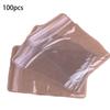 100pcs Clear Plastic Ziplock Storage Bag Jewelry Resealable Sealed Zipper Pouch