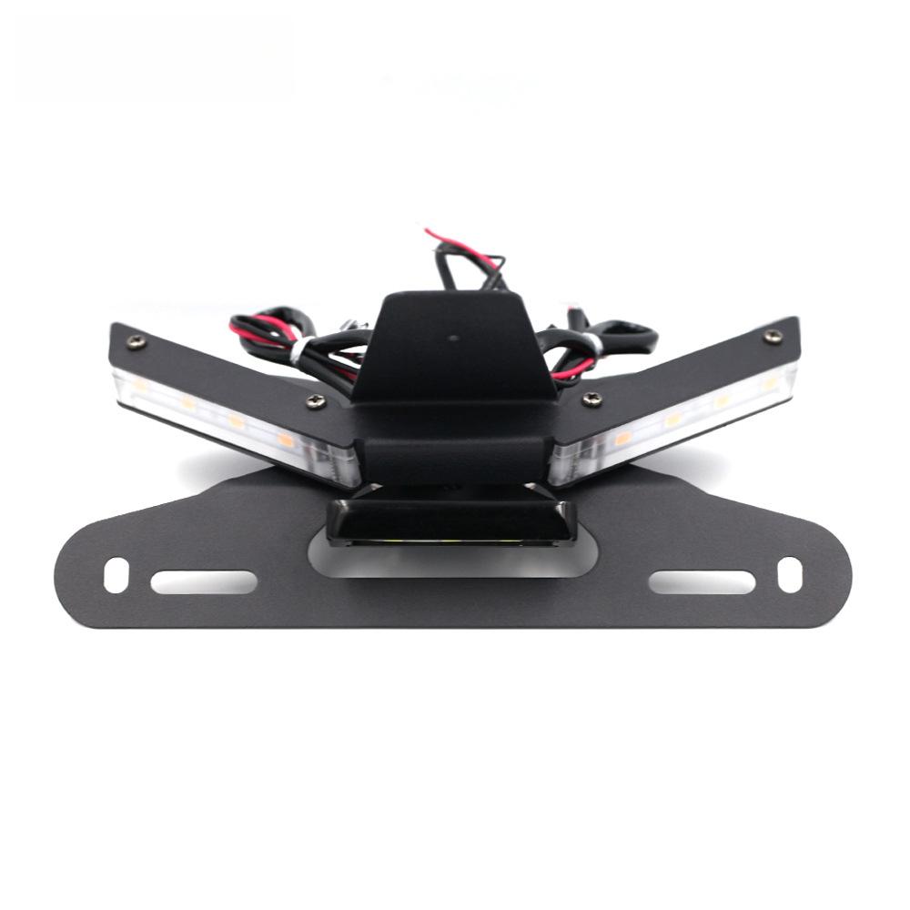 Motorcycle Tail Tidy Fender Eliminator License Plate Holder LED Turn Signal For DUCATI Panigale V4 2018-2021 Accessories