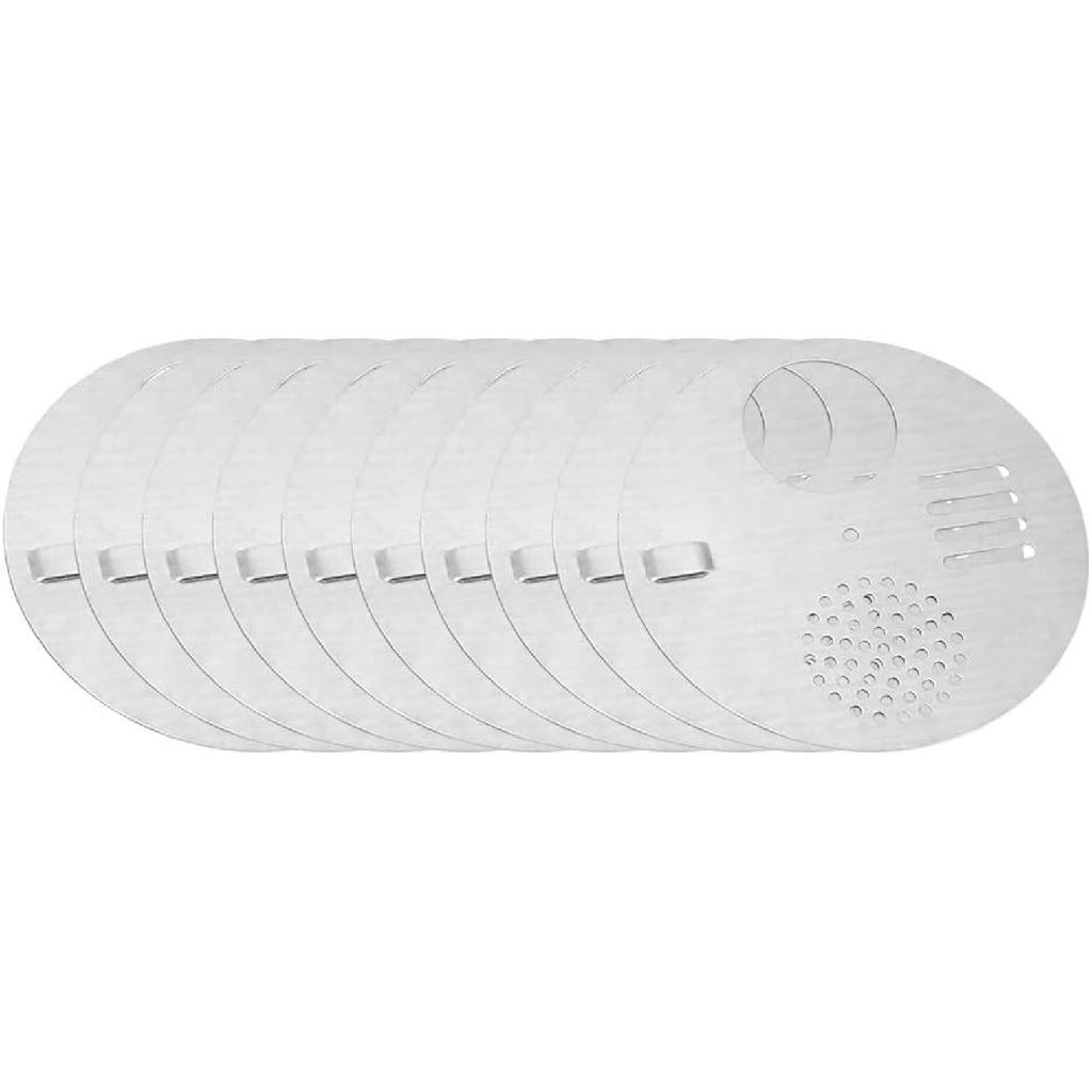 TOPINCN 10pcs Stainless Steel Bee Hive Disc Nest Door Disc Nuc Box Entrance Gates Beekeeping Equipment Beehive Tool Beekeeper Tool