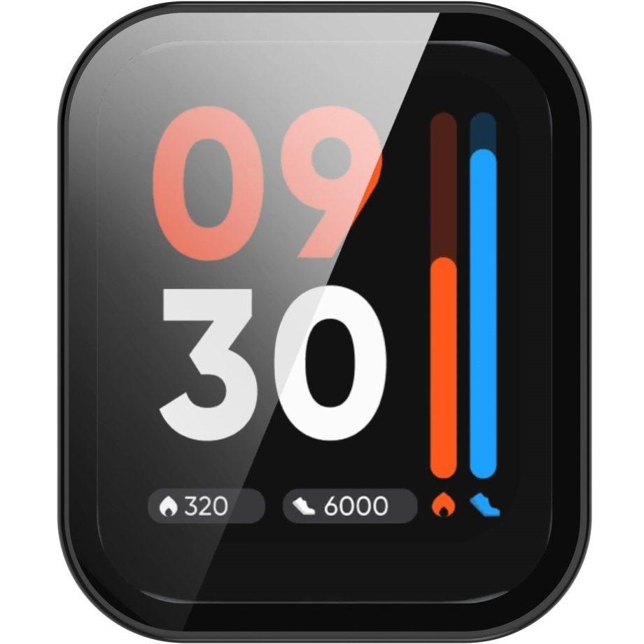 2in1 Case + Tempered Glass for Realme Watch 3 Pro, Black